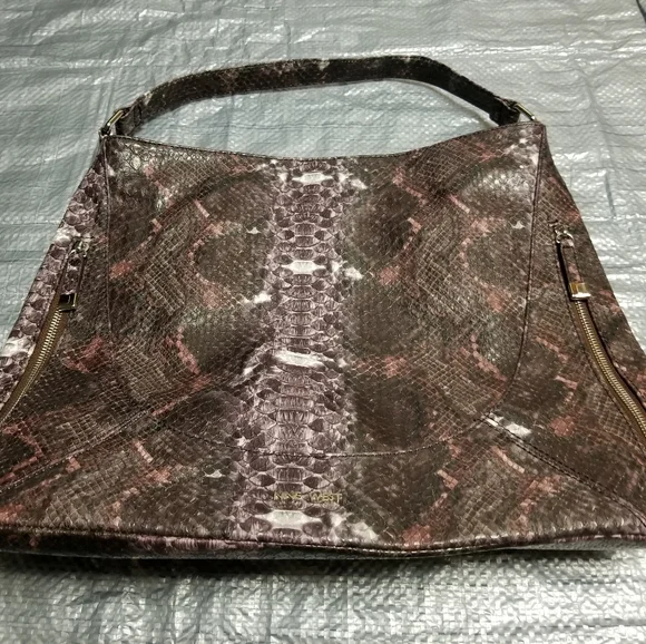 ☃️🚨Nine West mixed print large shoulder bag with side zippers - Picture 5 of 8